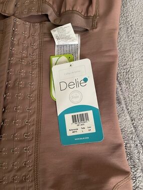 Delie Front-Closure Shapewear Bodysuit in Dusty Mauve